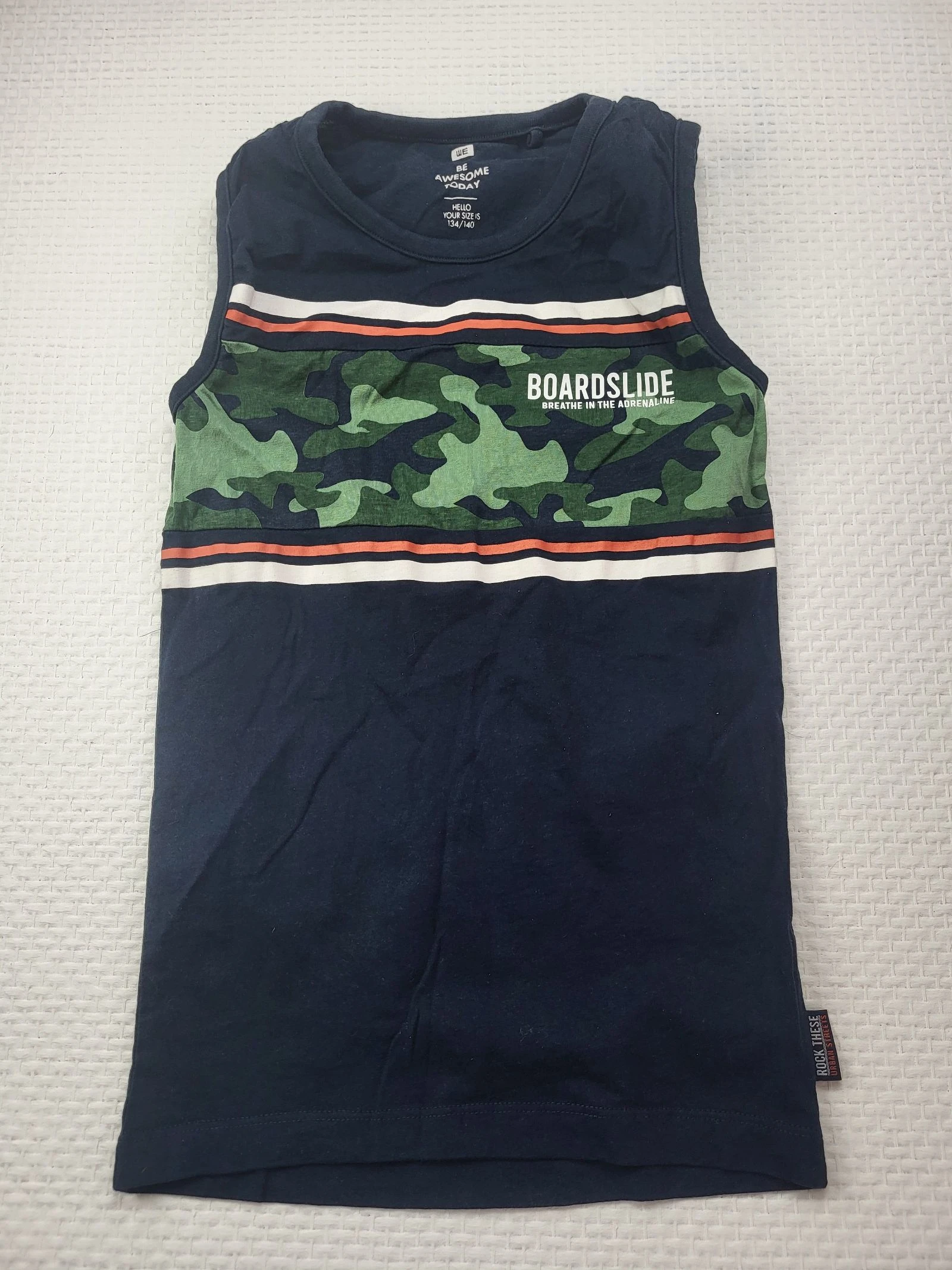 Lote de 2 regatas WE Fashion – 9-10 anos (134/140 cm) – Estampa Camuflada – photo 3